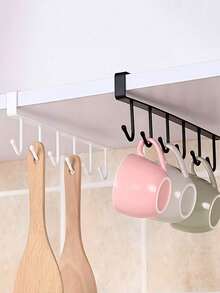 1pc Kitchen Hanging Rack, Cabinet Hook - View 9