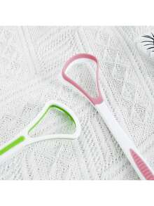 1 Bộ (Xanh dương + Đen + Hồng + Xanh lá cây) Dụng cụ làm sạch lưỡi cầm tay dành cho người lớn, nhẹ nhàng làm sạch mảng bám trên lưỡi cho hơi thở thơm mát, nhỏ gọn và dễ dàng mang theo trong túi quần hoặc túi xách. - Nhiều màu - Xem 4