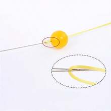 串珠针别针开口弯针，适用于串珠手链DIY首饰制作工具手工串珠穿线针 - 彩色 - 查看 8