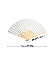 Quạt xếp trắng khắc chữ theo yêu cầu, Quạt xếp in chữ cá nhân, Quạt cầm tay in vải theo yêu cầu, Quạt xếp in logo cá nhân phù hợp cho câu lạc bộ, Có thể tùy chỉnh mọi văn bản, Quạt vẽ tay theo yêu cầu, Quạt giấy trắng tự làm vẽ tay, Quạt cưới cá nhân hóa, Quà tặng đính hôn - Nhiều màu - Xem 8