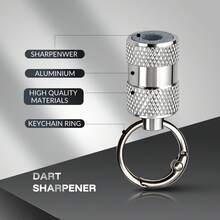 HUANQU Professional Darts Sharpener - Made Of High-Quality Aluminum Alloy, Double-Sided Grinding, Convenient Darts Accessory, Suitable For Daily Use And Competitions, Precision Machined, Washable, Suitable For All Players. Birthday Gift For Father, Easter Gift, Father's Day Gift, Ramadan - Multicolor - View 10