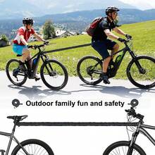 Cuerda de remolque para bicicleta, cuerda de remolque para bicicleta de montaña, banda de resistencia para el hogar, cuerda de remolque conveniente - Multicolor - Ver 5