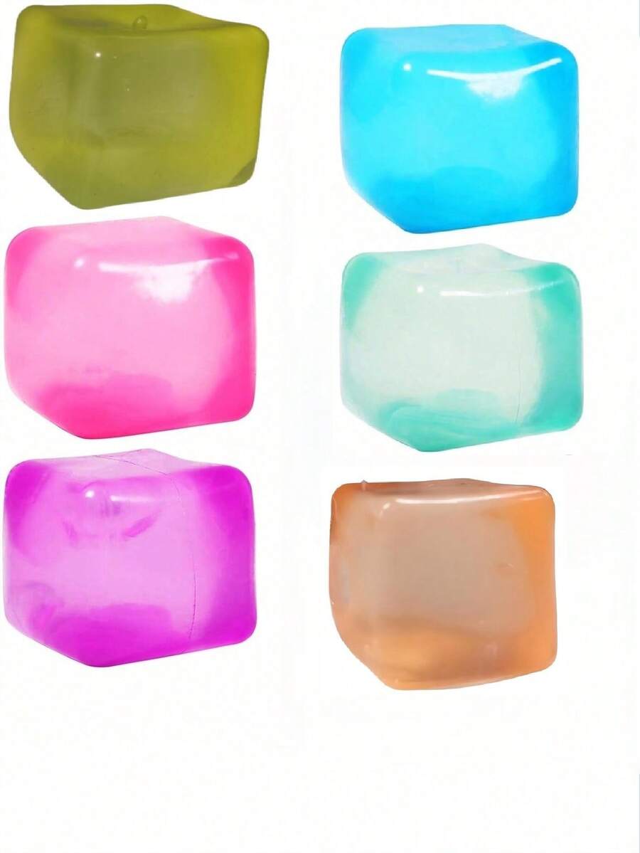 1/2/4/6/8 Pcs Slow Rebound Stress Relief Balls - Soft & Soothing Sensory Fidget Toys, Helpful For ADHD/ADD, Anxiety Relief - Multicolor - View 1