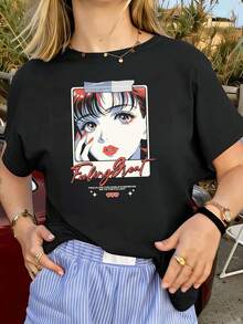 Women T-Shirts - Black - View 1