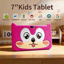 Children's Electronic Learning Toy / 4GB RAM + 64GB Storage / 7 Inch Kids Tablet / Quad-Core 1.3GHz Processor / Android 13 OS, MTK8321 Chip / 1280x800 IPS HD Screen / 2MP + 5MP Dual Camera / 4000mAh Large Capacity Battery / Supports WiFi, Parental Control And Educational Games / Made Of ABS Plastic + Silicone Material BDF Children's Educational Tablet (Includes: Packaging Box / Data Cable / User Manual / OTG Adapter / Card Reader) - 彩色 - 查看 11