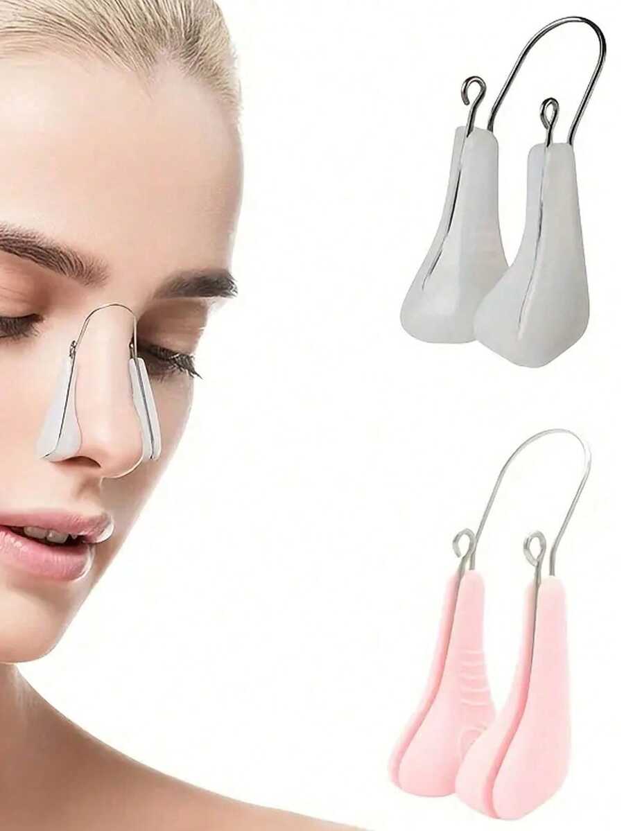 Adjustable Nose Clip - Transparent Nose Clip - Reusable, Odorless, Battery-Free, Multi-Scenario Use, Beautifying And Comfortable - Multicolor - View 1