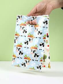 10/25/50pcs Farm Animal Design Party Favor Candy Bags, Cute Farm Animal Themed Sweets Bags, Gift Bags Suitable For Birthday Party Decorations, 1st Birthday Party Favors, Baby Shower Decorations, Gender Reveal Decorations, Baby Party Decor, 1st Birthday Gifts, Soccer Decorations, Party Filler Bags - Farm Animals - View 11