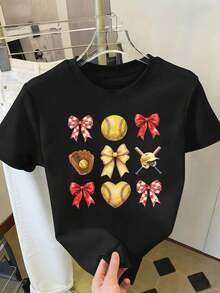 Women T-Shirts - Black - View 2