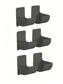 6pcs Kitchen Storage Rack Set, Including Cling Film Holder, Trash Bag Dispenser, Suitable For Kitchen, Bathroom, Dining Room, Cabinet, Refrigerator Side Door - Multicolor - View 17