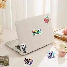 55 piezas Pegatinas de dibujos animados del mundo dandy, pegatinas decorativas creativas y lindas para teléfono, adecuadas para niños y niñas - Multicolor - Ver 7