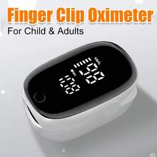 Oxímetro portátil para la yema del dedo, Monitor de saturación de oxígeno en sangre con pantalla LED, oxímetro para la yema del dedo, prueba SpO2, cuidado de la salud - 2 piezas normales - Ver 1
