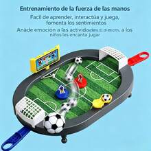 Juego de mesa de fútbol magnético doble, juego de mesa de inteligencia infantil - Negro - Ver 6