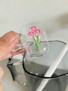 2 Giá đỡ bàn chải đánh răng hình hoa tulip dẹt - Thiết kế dễ thương, tiện dụng khi đi du lịch và ở nhà, có nắp trong suốt, nhỏ gọn và di động, bảo vệ đầu bàn chải, thoát nước và thông gió kép, phù hợp cho gia đình, ký túc xá và du lịch | Giá đựng đầu bàn chải đánh răng đáng yêu, thích hợp để cất giữ trong phòng tắm, sử dụng ở nhà và ký túc xá. - Nhiều màu - Xem 16