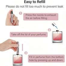 4pcs 0.17oz Portable Perfume Spray Bottles - Leak-Proof Aluminum Atomizer, Travel Essential |   Easy To Refill, Suitable For Perfume, Essential Oils, Cologne And Other Liquids, Travel Accessories, Beach Vacation, Summer Holiday, School Supplies, Back To School - 彩色 - 查看 5