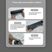 Máy hút chân không mạnh mẽ 55kPa, chế độ hút khô và ướt, hệ thống hút chân không ngoài, kèm 10 túi hút chân không. - Phích cắm loại C của EU (220-240V) - Xem 11