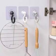 20pcs No Drill Rotating Ceiling Hooks - Multicolor - View 5