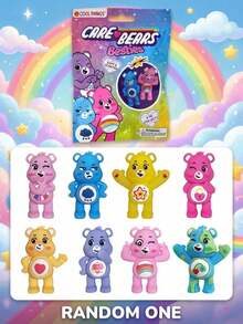 1个官方授权的Care Bears PVC盲盒玩具 3D收藏人偶 迷你可爱动漫手办 家居桌面装饰 减压解压玩具 随机惊喜套装 Care Bears粉丝的理想收藏礼物 - 多色1 - 查看 2