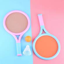 Badminton Racket Set, Interactive Outdoor Sports Tennis Racket Toys Stress Relief, Suitable As Christmas, Birthday Gift - Multicolor - View 11