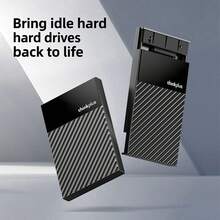 This External Hard Drive Enclosure Features A 2.5-Inch SATA 3.0 High-Speed Interface, Type-C Direct Connection, And Compatibility With Mobile Phones, Computers, TVs, And PS Devices. It Offers Easy Storage Expansion And Plug-And-Play Functionality. - Black - View 5