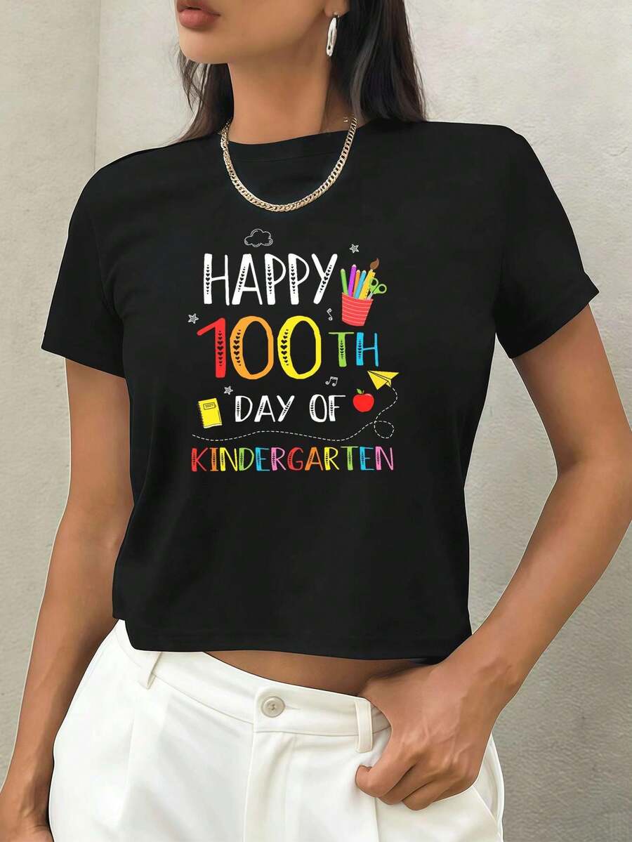 Women T-Shirts - Black - View 1