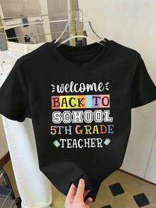Dam-T-shirts - Svart - Visa 2