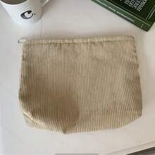 个性化伴娘化妆包，定制雪尼尔名字旅行收纳袋，灯芯绒洗漱包，单身派对回礼，沙滩收纳包 - 彩色 - 查看 12