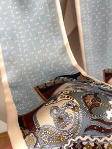 1条女士印花多功能涤纶围巾，时尚领巾 - 彩色 - 查看 3