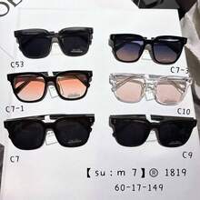 Colección de Gafas de Sol para Miopía Xuchen: Gafas de Sol Negras de Ojo de Gato Cuadradas para Mujeres con Rostros Cuadrados o Redondos, Rostros Grandes, Efecto Adelgazante, Estilo de Alta Gama. - 1965-57 - Ver 9