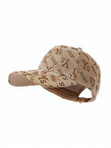 1pc Y2K Style Vintage Baseball Cap, Letter Pattern, Women's Accessory, Summer Golf Hat, Dad Hat, Adjustable, Classic Low Profile Solid Color Cap, Outdoor Sun Hat, Unisex Fashion Casual American Style Denim Hat, Perfect Gift Choice, Wide Brim Snapback Cap Suitable For Daily Casual Wear Men And Women - Baseball Cap - View 5