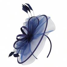女士茶会帽，适合德比、鸡尾酒会、婚礼、化装舞会、晚宴及特殊场合，复古甜美风格，女士发饰发带 - A - 查看 19