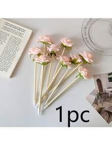 1pc Realistic Rose Ballpoint Pen - These Lifelike Rose-Themed Pens Come In A Variety Of Colors, With An Elegant And Fresh Design That Is To The Eye. They Make An Excellent Gift For Teachers, Family, Daughters, Students, And More For Holidays, Graduations, New School Years, Birthdays, Weddings, Bridal Showers, Celebrations, Anniversaries, Bachelorette Parties, And Other Special Occasions. - One Size Fits All - View 9