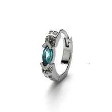 1 đôi bông tai hình mắt hổ đính đá Zirconia, kiểu dáng sang trọng, thời trang, đa năng, thích hợp làm quà tặng cho phụ nữ. - Nhiều màu - Xem 5