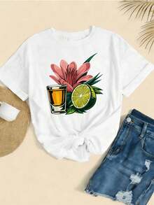 Women T-Shirts - White - View 2