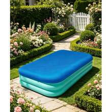 Lona de Proteção para Piscina Inflável, Tapete de Cobertura de Piscina - A - Visão 8
