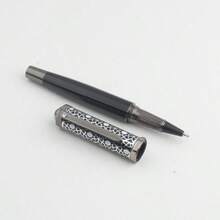 1支装奢华珐琅图案金属圆珠笔，高端商务签名笔，精美礼品之选 - 159R - 查看 15