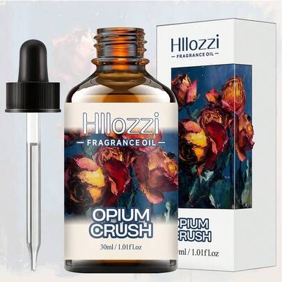 Hllozzi Opium Fragrance Oil Has A Sweet And Long-Lasting Aroma. Suitable For Use In Aroma Diffusers And Diffusers, As Well As Aroma Crystals And Candles. It Also Makes A Great Gift.