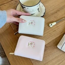 Tarjetero con forma de corazón para perro, monedero minimalista coreano elegante, cartera de estudiante de alta gama para mujeres, regalos de festival, graduación, aprecio a maestros, cumpleaños, regalos para madres, Día de la Madre, artículos esenciales para vacaciones, regalos de graduación, lindo para mujeres, cartera de tarjetas, artículo esencial de viaje - Multicolor - Ver 4