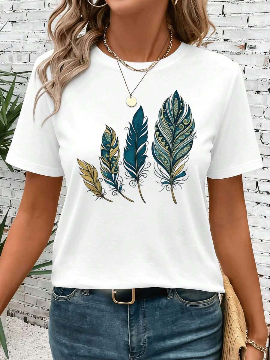 Women T-Shirts - White - View 1