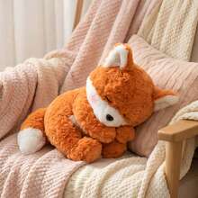 9.84 In Cute Orange Fox Stuffed Animal, Soft And Fluffy, With Detachable Shirt; Pink Cheeks, Adorable Design, Comfortable Touch, Perfect As A Cute Room Decor Ornament And An Excellent Gift For Children, Boys, Girls, Teenagers, Plush Doll Collectors And Animal Lovers - Multicolor - View 5