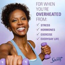 Secret Cooling Aluminum Free Whole Body Deodorant Mist For Women, 24hr Odor Protection, Instant Cooling Relief, Soothes & Revitalizes Skin, PH Balanced Formula, Relaxing Lavender Scent, 5.2 Fl Oz - 舒緩薰衣草 - 查看 2