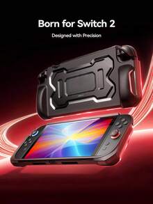 Protective Case For Nintendo Switch 2 (2025), Anti-Fall, Anti-Slip, Anti-Scratch, Dustproof, Shockproof, Ergonomic Design For Comfortable Long-Time Grip, Enhanced Gaming Experience - View 1