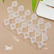 (3ml/0.1 Oz) Bộ 2 hộp đựng sắc tố nghệ thuật, hộp đựng sắc tố rỗng có nắp, hộp đựng sắc tố dạng dải, chất liệu nhựa bền phù hợp cho màu nước, sơn dầu, màu acrylic - Bộ 6 món - 2 bộ - Xem 11