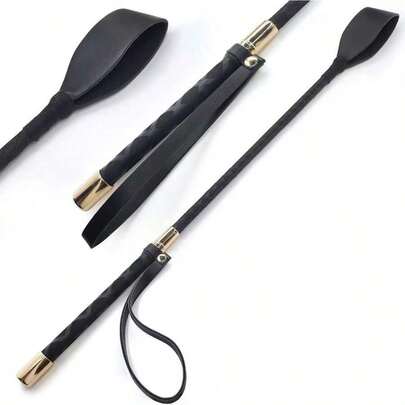 Keedolla 18 Riding Crop English Whip With Wrist Strap, Horse Whip Jump Bat Equestrianism Horse Crop Training, Tournament, Shows - Double Slapper WAXH