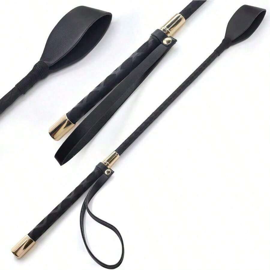 Keedolla 18 Riding Crop English Whip With Wrist Strap, Horse Whip Jump Bat Equestrianism Horse Crop Training, Tournament, Shows - Double Slapper WAXH - 預設 - 查看 1