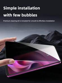 Bộ 3 miếng dán màn hình điện thoại Android chống sốc, kính cường lực bảo mật, chống nhìn trộm, độ cứng cao, chống bám vân tay, chống trầy xước, dễ dàng lắp đặt, tương thích với ốp lưng điện thoại Android, quà tặng Ngày của Mẹ. - màu đen - Xem 11