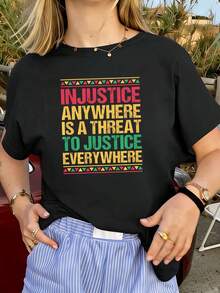 Women T-Shirts - Black - View 1