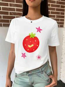 Women T-Shirts - White - View 2