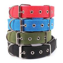 1 Peça Colar de Cachorro Acolchoado Durável para Cães Pequenos e Grandes, Colar de Nylon Ajustável, Acessórios para Animais de Estimação, Suprimentos para Galgo - Multicolorido - Visão 1