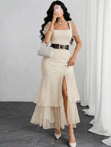 Maternity Bodysuits - Apricot - View 2
