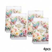 1/2/4/6pcs Colorful Floral Print Dish Towels - 16x24 Inches, Soft Floral Pattern Kitchen Towels, Modern Style, Machine Washable Towels, For Seasonal Decor, Can Be Used As Napkins, Placemats, Housewarming Gifts, Suitable For Kitchen, Bathroom, Outdoor Activities, Parties, Afternoon Tea Decoration, Home Supplies - Multicolor - View 12
